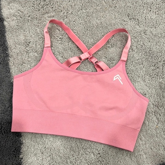 Oner Active Classic Seamless 1.0 Pink Sports Bra - Picture 2 of 2